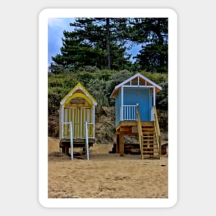 Norfolk Beach Huts Sticker